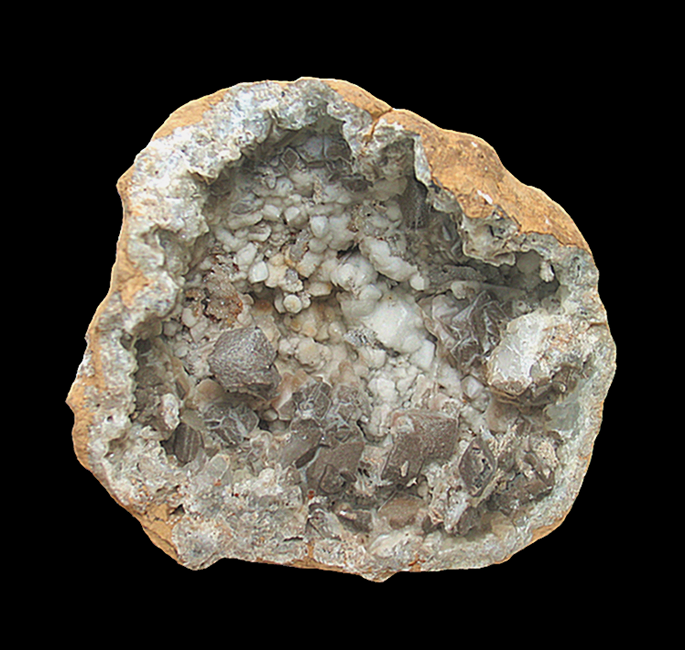 Calcite geode, US Highway 27 Roadcut, McCreary County, KY